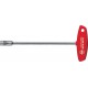 Clé a douille 6 pans avec manche en T - 13 x125mm - Wiha