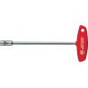 Clé a douille 6 pans avec manche en T - 13 x125mm - Wiha