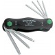 Lot de clés males torx intérieur Wiha 23047 8 pièces PocketStar Wiha