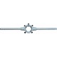 Porte-filière avec vis de serrage, Pour Ø filière x hauteur : 65 x 18 mm, Métrique - mm, métrique fin M26-36