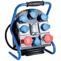 Bloc répartiteur électrique portatif de chantier CEE VTG9 FiL 25.6S Protection IP44 - as - Schwabe 60902
