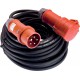 CEE-Rallonge électrique 10m H07R - N-F5G6,0, noir 32A