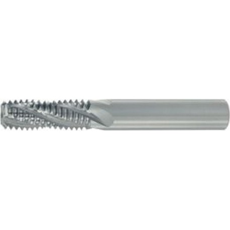 Fraise à fileter GF en carbure monobloc, arrosage central, 2 x d, sans revêtement, Filetage : M10, Pas 1,50 mm, Lames de l1 21,7 mm