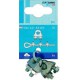 Clips cables métalliques acier-Galv. 5mm a 2Stck. (Par 10)