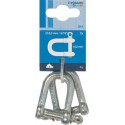 Manilles Acier galva 5mm a 2 unités (Par 10)
