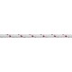 Corde tressée en polyamide PES 10 Ro.100m(250x200)blanc-rouge (Par 100)