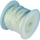Corde en polypropylène, tressés 2,5 mm 50m PP-blanc bobine (Par 25)