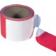 Cordon 80 mm Breite a 100m rouge/blanc (Par 6)