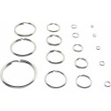 Anneau porte clés SL35/2,0 Acier durci nickel (Par 100)
