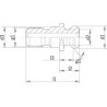 Boulon de serrage ISO 7388II BSK40-M16 refroidissement interne HAIMER
