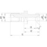 Boulon de serrage JISB6339 BT50 45Grad HAIMER