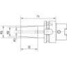 Mandrin de frettage DIN69863A 10.0x85mm HAIMER