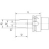 Mandrin de frettage DIN69863E 6.0x80mm HAIMER