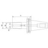 Mandrin de frettage DIN69871 tige SK40 4.0x80mm HAIMER