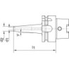 Mandrin de frettage Mini DIN69863A queue A-63 10x120mm HAIMER