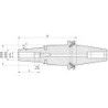 Mandrin de frettage DIN69871 10.0/26.5x65mm HAIMER