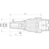 Mandrin de frettage DIN69863A queue A-63 SL 12x70mm HAIMER