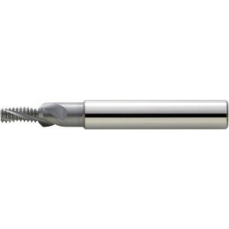 Fraise à fileter GFS en carbure monobloc, arrosage central, 1,5 x d, sans revêtement, Filetage : M4, Pas 0,70 mm, Lames de l1 7,3 mm