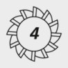 Fraise Basic Mill VHM AlTiN type UNI Z4 tige HA 8mm Haimer