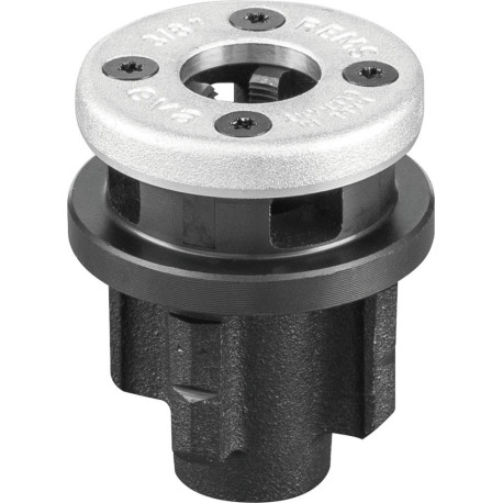 Tête de coupe à changement rapideR 3/8 Rems Filetage de tube R conique re ISO 7-1. EN 10226 Rems