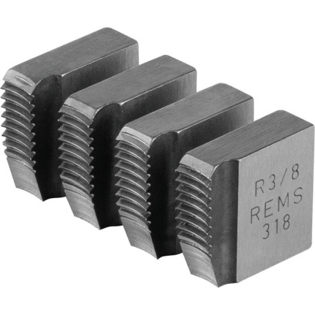 Mâchoires de coupe R 3/8 Rems Filetage de tube R conique re ISO 7-1. EN 10226