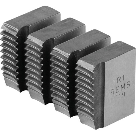 Mâchoires de coupe R 1 Rems Filetage de tube R conique re ISO 7-1. EN 10226