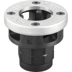 Tête de coupe à changement rapideR 1 1/4Rems Filetage de tube R conique re ISO 7-1. EN 10226 Rems