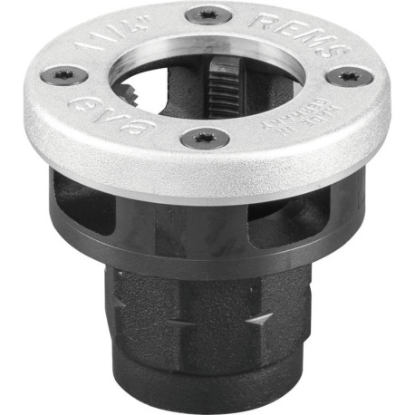 Tête de coupe à changement rapideR 1 1/4Rems Filetage de tube R conique re ISO 7-1. EN 10226 Rems