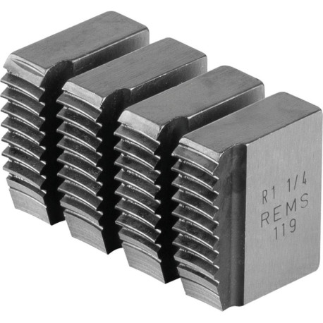 Mâchoires de coupe R 1 1/4 Rems Filetage de tube R conique re ISO 7-1. EN 10226