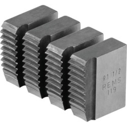 Mâchoires de coupe R 1 1/2 Rems Filetage de tube R conique à droite ISO 7-1. EN 10226