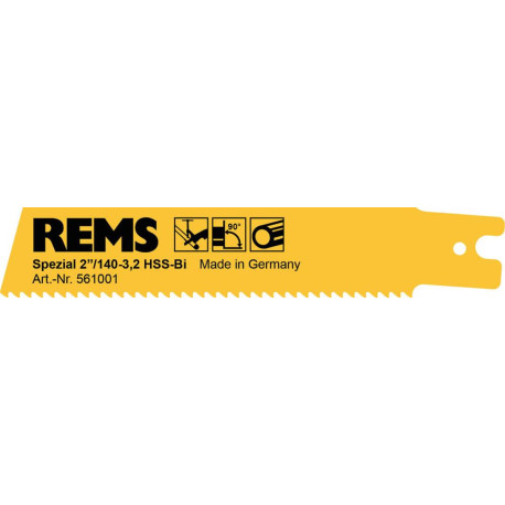 Lames de scie sabre pack de 5REMS Lame de scie 140/3.2