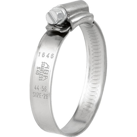 Collier de serrage à vis sans fin ABA d'origine 87-112/12 C7 W4 (Par 50)