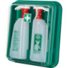 Bouteille de rinçage oculaire Set2. Récipient mural. 2 bouteilles : 620ml