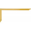 Equerre de charpentier 700mm sans trous Hedu