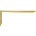 Equerre de charpentier 700mm avec trous Hedu