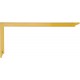Equerre de charpentier 800mm sans trous Hedu