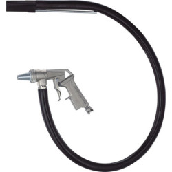 Pistolet de sablage avec tube d'aspiration/flexible 1.2m Buse 6 mm. Fiche NW7.2 RIEGLER