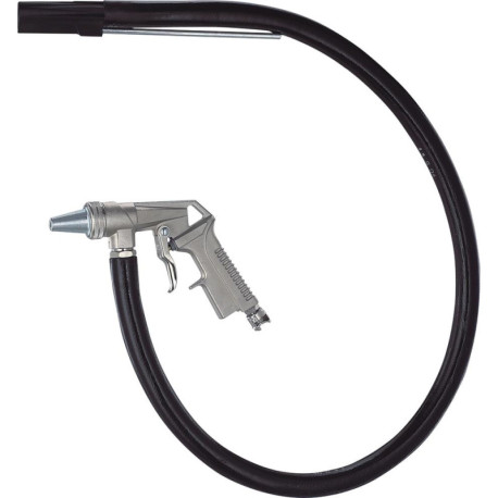 Pistolet de sablage avec tube d'aspiration/flexible 1.2m Buse 6 mm. Fiche NW7.2 RIEGLER