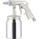 Pistolet de sablage avec godet en aluminium. Buse de 6 mm. Prise NW7.2 RIEGLER.