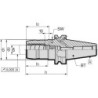 Mandrin à expansion hydrostatique JIS6339 ADB BT40 16x90mm GÜHRING
