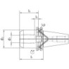 Mandrin de serrage HPH DIN69871ADB SK40 20mm WTE