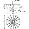 Mandrin magnétique rond permanent RS 15 FLAIG