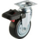 Roulette pivotante avec frein p. chariot d'atelier