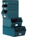Bac à bec acier Gr.1 gris-bleu L450xP720/630xH295 mm