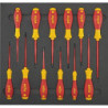 Module d'outils 2/3 tournevis VDE slim Wiha