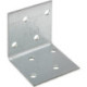 Equerre de plaque perforée 40x40x40x2.0 mm (Par 50)