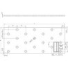 Plaque perforée 200x100x2.0 mm (Par 10)