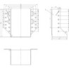 Sabot de poutre extérieur 100x140x75x2mm (Par 10)