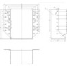 Sabot de poutre extérieur 120x160x75x2mm (Par 10)