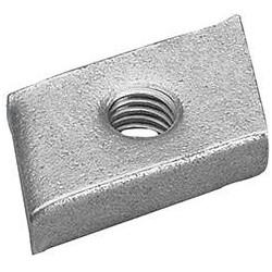Plaque filetée type 38/17 acier inoxydable A4 M12 (Par 100)